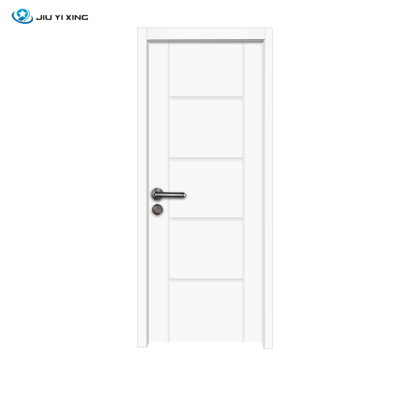 YK-608 2 Panel Dooreco Friendly Bathroom Door Pvc Film Wpc Skin Door / Pvc Door / Abs Door / Polymer Door