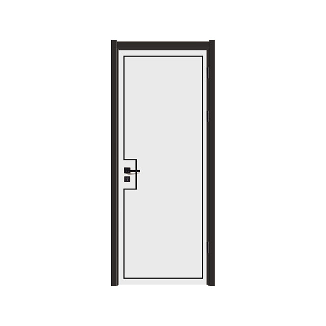 YK-681 China Factory Price Wood Plastic Composite Wpc Door / Abs Door / Polymer Door / Pvc Door