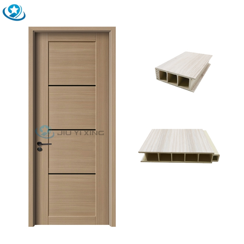 Jiuyixing Factory Price Wholesale Modern Waterproof Interiior Doors Customized WPC Assembly Door for Various Scenarios
