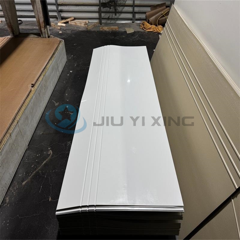 Jiuyixing OEM China Cheap Interior Moulded Door Skin High Quality Interior WPC PVC MDF Door Panel Huangshan Supplier