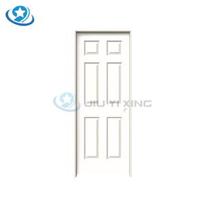 Jiuyixing Manufacturer Wholesale High Quality Custom PVC/MDF Veneer Door Skin WPC Molded White Primer Door Leather