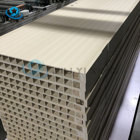 Jiuyixing WPC Middle East Hot Selling Large Size 610~1100mm Width Waterproof And Anti-termite WPC Door Panel Hollow Panel