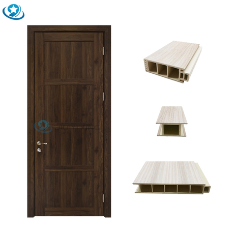 Jiuyixing Middle East Market Hot Selling Design Waterproof WPC Assembly Doors of Various Appearance Colors and Designs