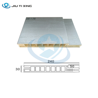 Jiuyixing Customized Big Size 240mm WPC Door Frame Wood Plastic Composite Waterproof Frame Brazil WPC Door Frame