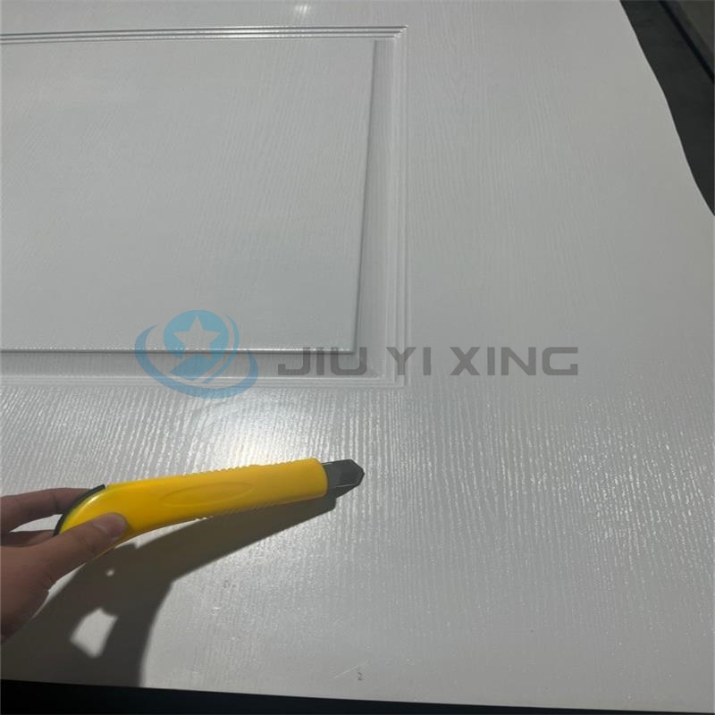 Jiuyixing Factory Direct Sales Waterproof WPC Door Skin PVC MDF Door Panel WPC Veneer Door Sheet