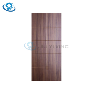 Jiuyixing Factory Direct Sales Waterproof WPC Door Skin PVC MDF Door Panel WPC Veneer Door Sheet