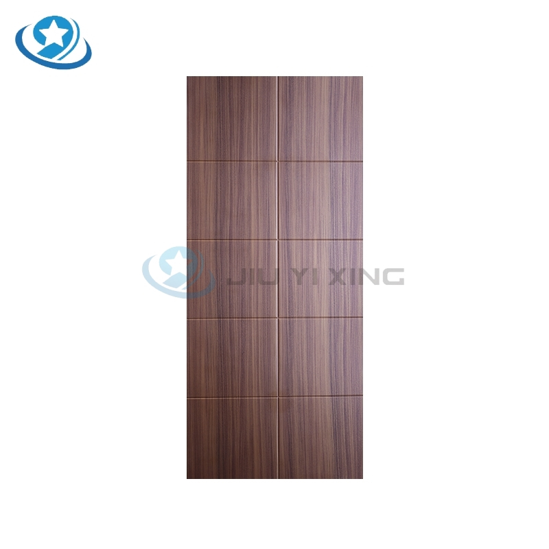 Jiuyixing Factory Direct Sales Waterproof WPC Door Skin PVC MDF Door Panel WPC Veneer Door Sheet