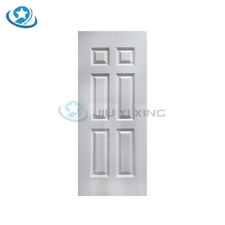 Jiuyixing Modern Design 3D Molded Door Skin Waterproof High Density Interior Bedroom Entry WPC/PVC/MDF/HDF Doors Skin