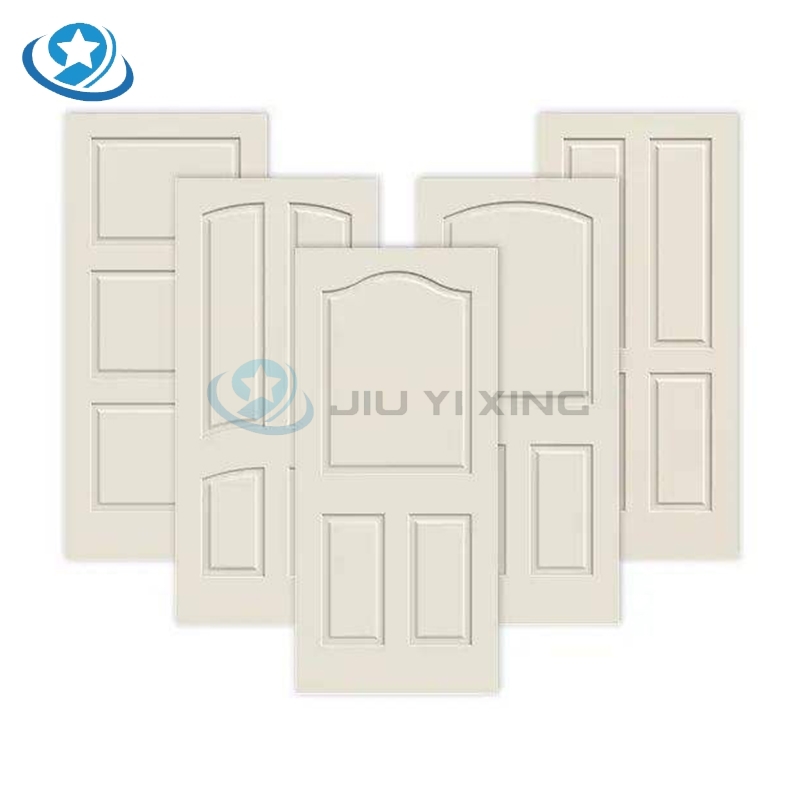 Jiuyixing Modern Factory Customized Durable Interior Waterproof PVC Door Skin WPC MDF Door Sheet