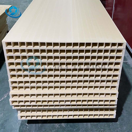 Jiuyixing 100% Waterproof PVC Wood Plastic Composite Door Profiles Pure WPC Door Panel 45mm Thickness For Interior Door