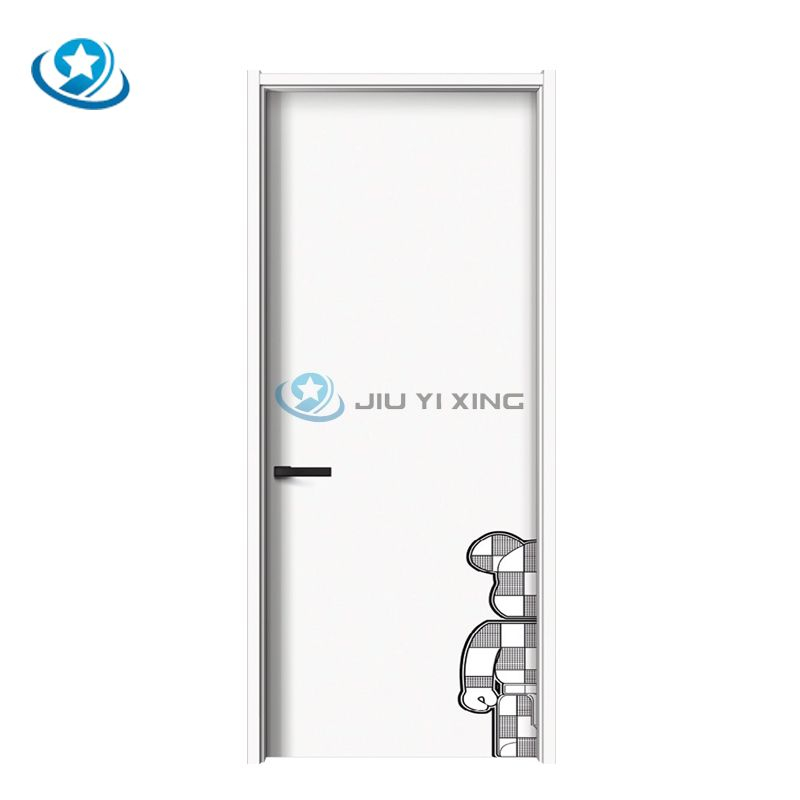 Jiuyixing China Manufacturer WPC Interior Doors Waterproof Factory Hot Selling Grainy WPC Hollow Door with High Quality 