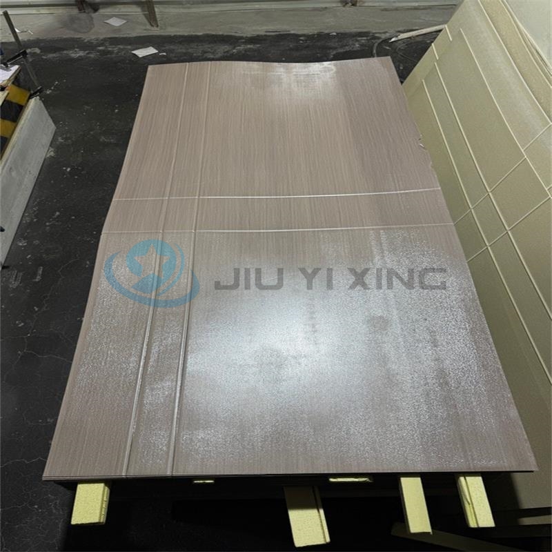 Jiuyixing High Quality Wholesale Excellent White Primer WPC Material Flat Corrosion Resistance 3mm High Density PVC MDF Door Skin Panel