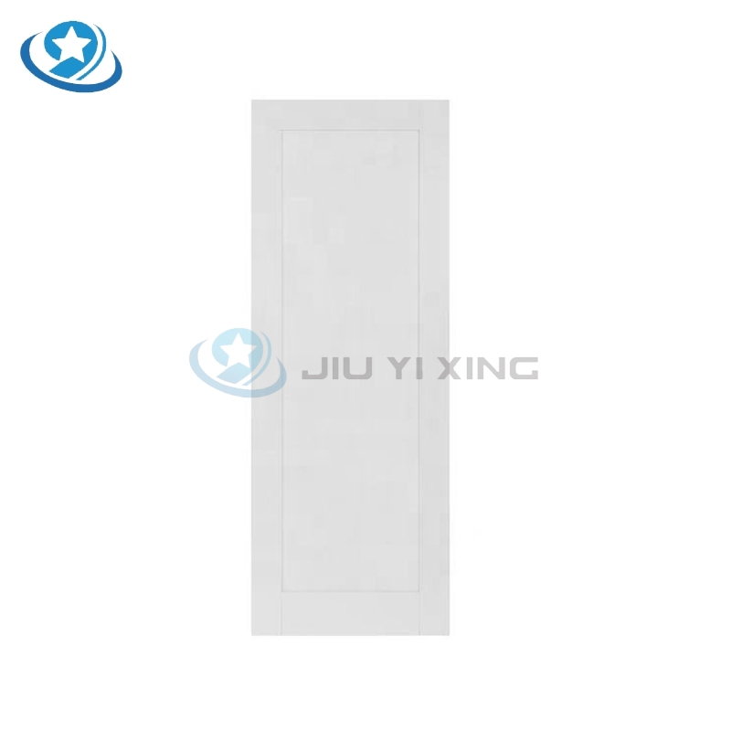 Jiuyixing Manufacturer Wholesale High Quality Custom PVC/MDF Veneer Door Skin WPC Molded White Primer Door Leather