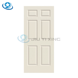 Jiuyixing WPC PVC Interior Door White Primer MDF HDF Door Skin Polymer Door Sheet