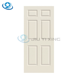 Jiuyixing WPC PVC Interior Door White Primer MDF HDF Door Skin Polymer Door Sheet