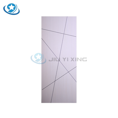 Jiuyixing Factory Direct Bedroom Door Skin Panels Waterproof Soundproof WPC Interior Doors Skin Door Skin Panel