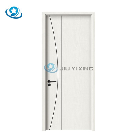 Jiuyixing Low Price 100% Waterproof PVC Door Interior WPC Skin Door For Bathroom