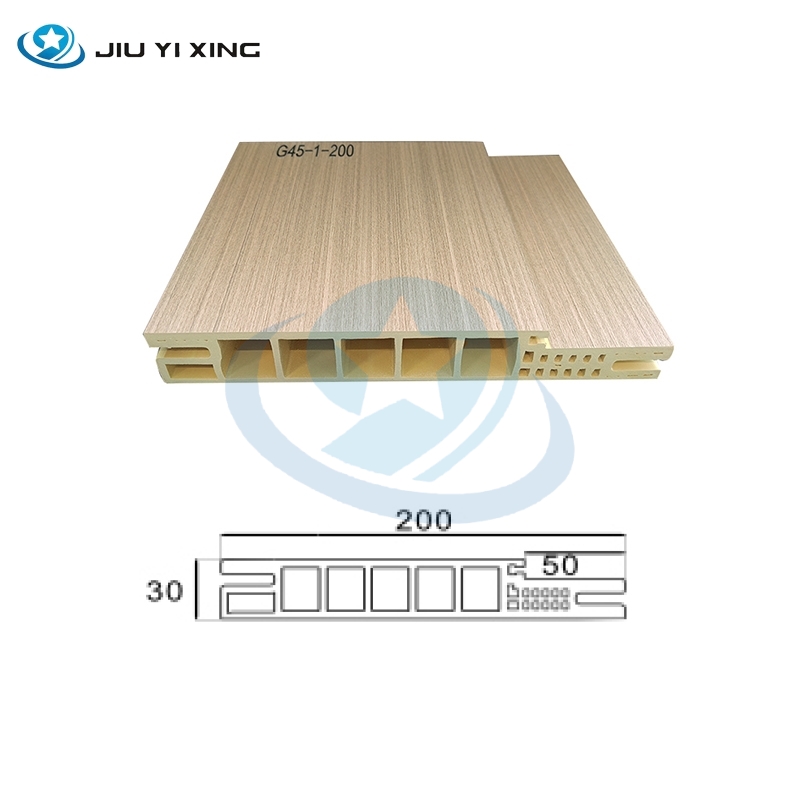 Jiuyixing China Factory Customized 200mm Full Wpc Door Frame And Architrave With High Strength Suitable For Contractors In Project