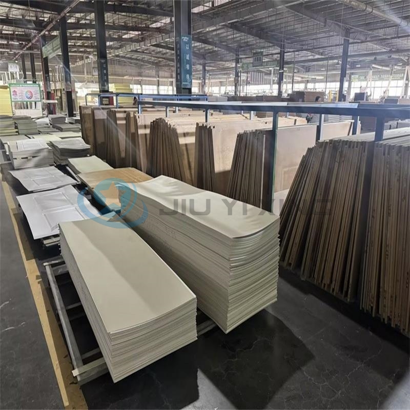 Jiuyixing China Manufacturer WPC Door Skin Bathroom Waterproof Anti-termite Interior Door Sheet for Thailand