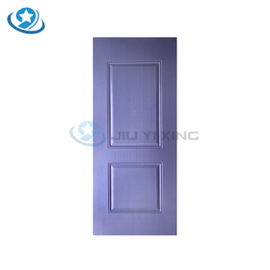 Jiuyixing Hot Selling Customized Flat Corrosion Resistance WPC Door Leather Waterproof WPC Material 2/3/4/6 Panels Primer Door Skin