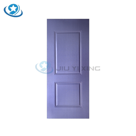 Jiuyixing Hot Selling Customized Flat Corrosion Resistance WPC Door Leather Waterproof WPC Material 2/3/4/6 Panels Primer Door Skin