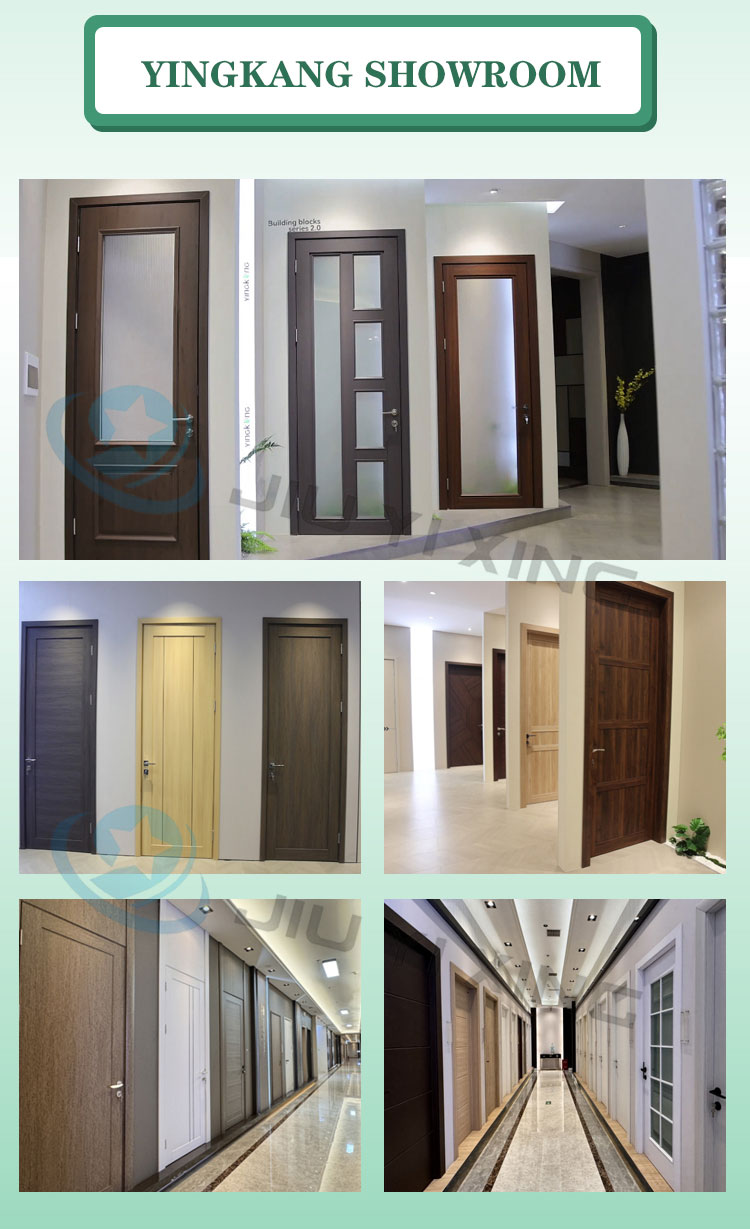 Jiuyixing Factory Price Wholesale Modern Waterproof Interiior Doors Customized WPC Assembly Door for Various Scenarios