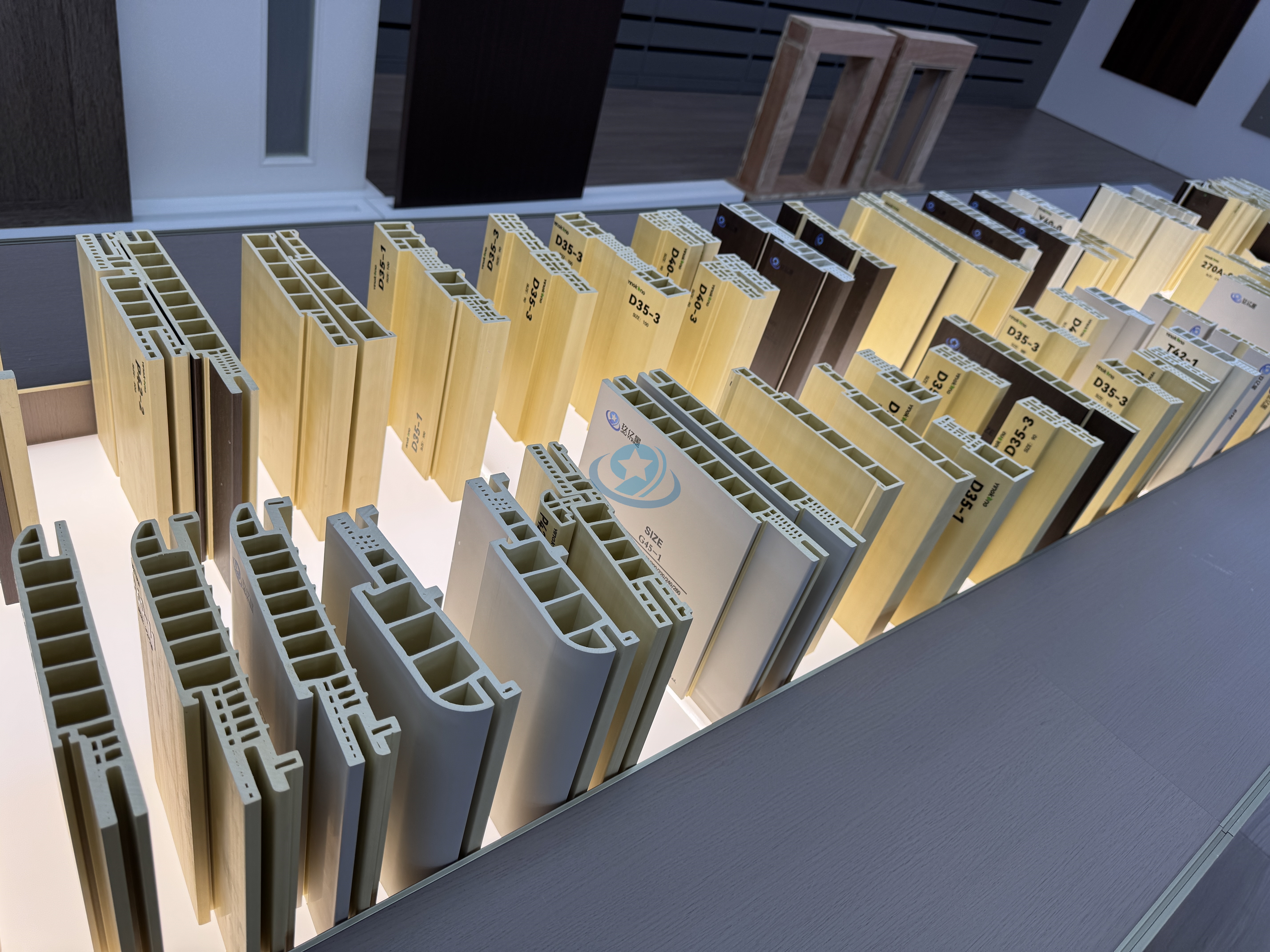 Jiuyixing Cheap Price Customized Wholesale Durable Waterproof A Type 100-240mm Width Wpc Door Extension Frame Architrave Door Jamb