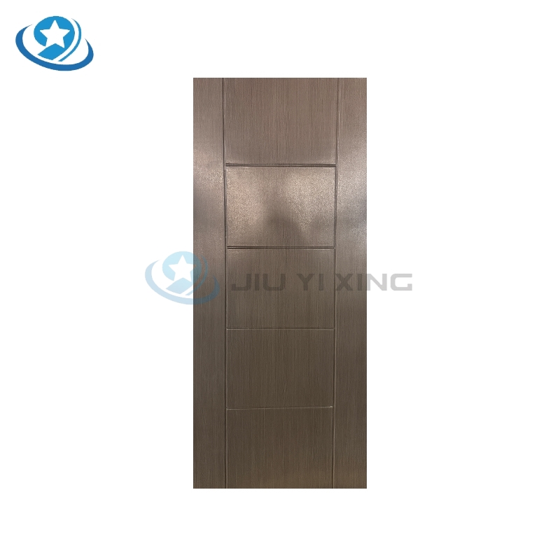 Jiuyixing White Primer Door Leather Interior Modern Design Waterproof WPC/PVC/MDF Door Skin Price