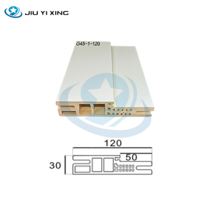 Jiuyixing China Factory Wholesale Extrusion Plastic Manufacturing 140mm PVC/WPC Door Frame
