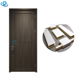 Jiuyixing Low Price WPC Door Modern Design WPC Assembly Door Can Be Designed And Customized in Different Styles
