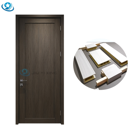 Jiuyixing Different Sizes Can Be Cut And Installed WPC Assembly Doors Hot Sale And Cheap Price Waterproof Interior Bedroom Door
