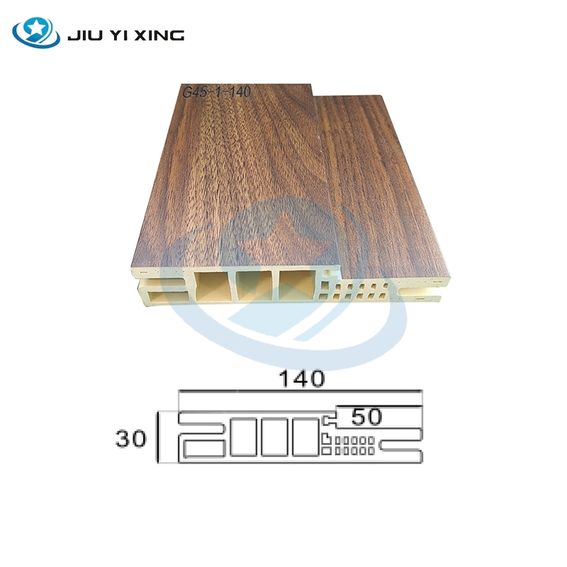 Jiuyixing Middle East Popular Chinese Factory Wholesale 180mm WPC Door Frame And Architrave For Apartments