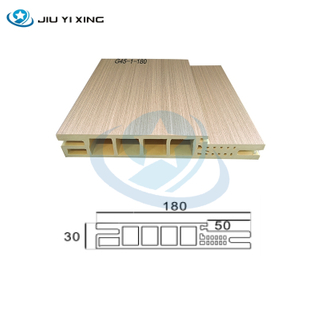 Jiuyixing Popular Chinese Factory Wholesale 180mm WPC Door Frame And Architrave For Argentina Apartments