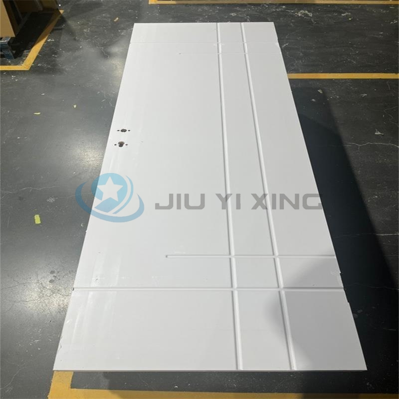 Jiuyixing China Manufacturer WPC Door Skin Bathroom Waterproof Anti-termite Interior Door Sheet for Thailand