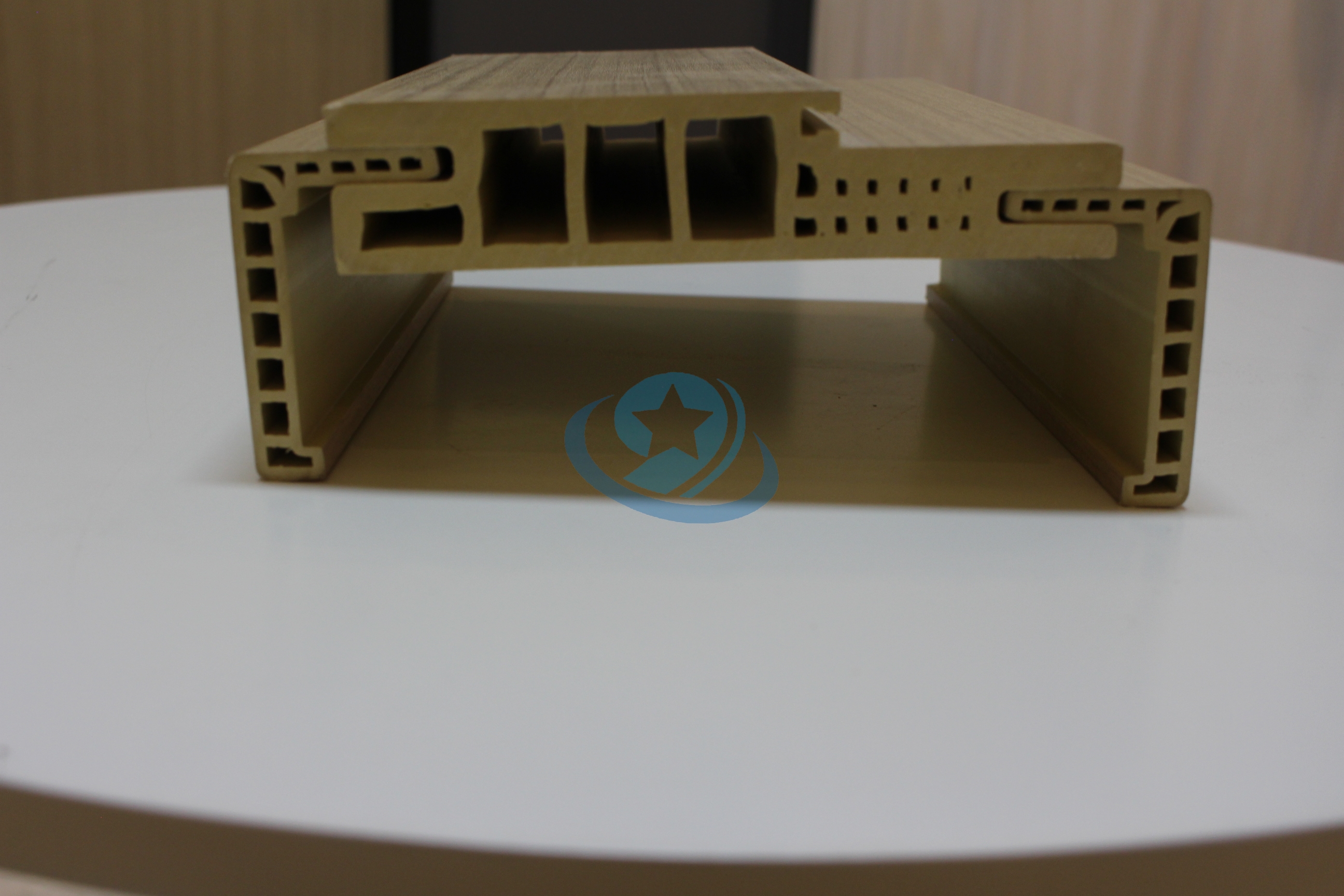 Jiuyixing Modern Design Waterproof Interior 120mm PVC/WPC/UPVC Door Frame with PVC Film Laminated